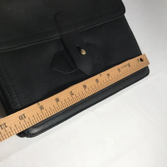 Madewell The Sketchbook Black Leather Bag Clutch Combo Purse - Picture 7 of 8